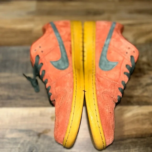 Nike Orange and Green dunk sb’s